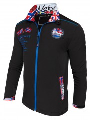 Geaca softshell de bărbați Nebuloși neagra M č.1