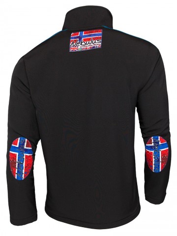 Geaca softshell de bărbați Nebuloși neagra M č.2