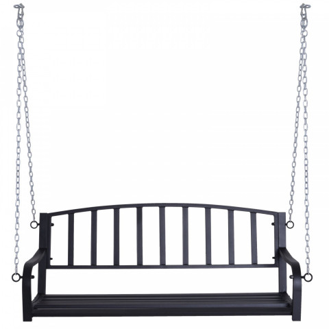 Fotoliu suspendat pentru grădină din metal | negru č.3