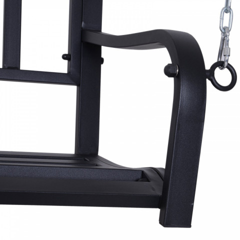 Fotoliu suspendat pentru grădină din metal | negru č.7