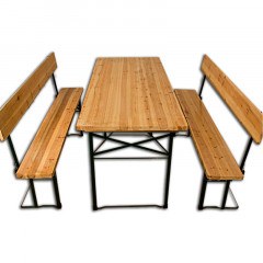 Set berărie cu spătar | 170 x 70 x 75 cm č.2