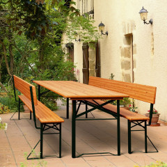 Set berărie cu spătar | 170 x 70 x 75 cm č.1