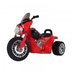 Motocicletă electrică pentru copii Harley | roșu č.3