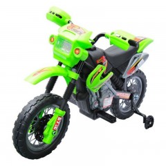 Motocicletă electrică pentru copii Enduro, verde