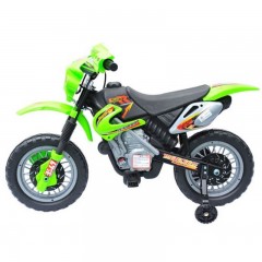Motocicletă electrică pentru copii Enduro, verde č.2