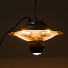 Încălzitor suspendat cu telecomndă și iluminare LED | 1500W č.2