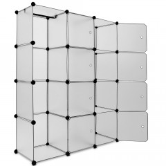 Dulap - Sistem de rafturi variabil  115 cm x 37 cm x 150 cm |12 cutii 