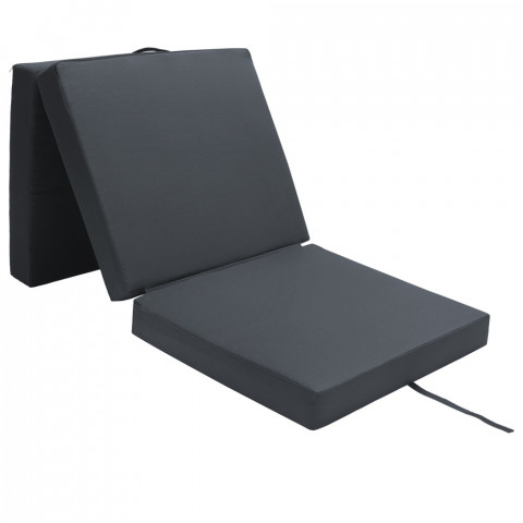 Saltea pliabilă 190 x 70 x 10 cm | antracit č.7