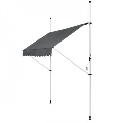Marchiză retractabilă 350 x 120 cm | gri č.2