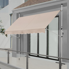 Marchiză retractabilă 300 x 120 cm | bej č.1