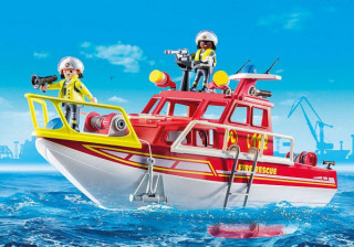 Playmobil 70147 Barcă de pompieri č.3