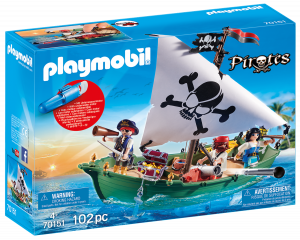 Playmobil 70151 Nava pirat cu motor subacvatic č.1