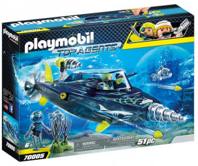 Playmobil 70005 Team S.H.A.R.K. Distrugător cu burghiu č.1