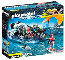 Playmobil 70006 TEAM S.H.A.R.K. Navă cu harpon