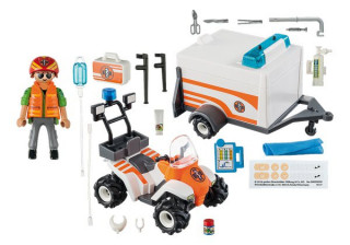 Playmobil 70053 Rescue quad cu sunet și lumini č.3