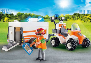 Playmobil 70053 Rescue quad cu sunet și lumini č.2