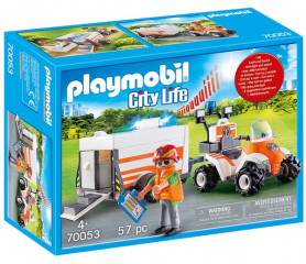 Playmobil 70053 Rescue quad cu sunet și lumini č.1