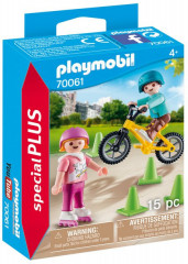 Playmobil 70061 Copii pe biciclete și patine č.1