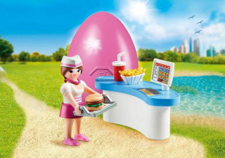 Playmobil 70084 Chelneriţă cu casă de marcat-Ou č.2