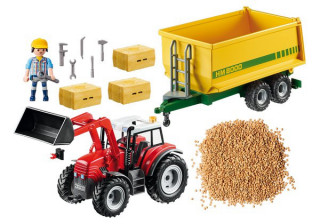  Playmobil 70131 Tractor mare cu remorcă č.3
