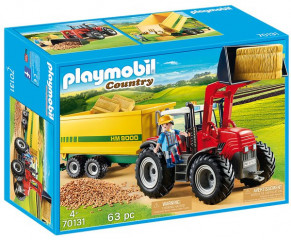  Playmobil 70131 Tractor mare cu remorcă č.1
