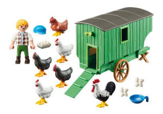Playmobil 70138 Coteț cu găini mobil č.3