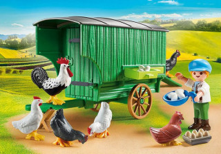 Playmobil 70138 Coteț cu găini mobil č.2