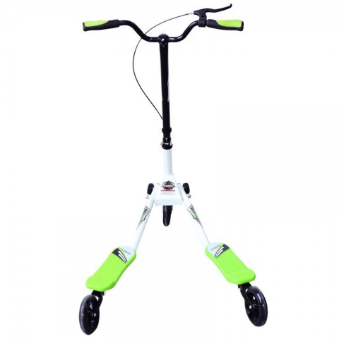 Trotineta pliabila cu trei roți, verde č.4