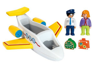 Playmobil 1.2.3 70185 Avion cu pasager č.2