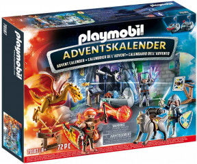 Playmobil 70187 Advent Calendar Cavalerii luptă pentru piatra magică č.1