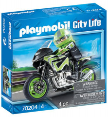 Playmobil 70204 Motocicletă cu șofer č.1