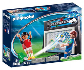 Playmobil 70245 Poarta de fotbal cu perete țintă č.1