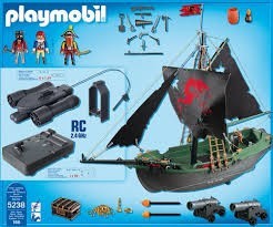Playmobil 5238 Nava piraților cu motor și telecomandă č.2