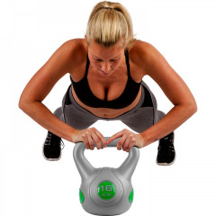 Kettlebell greutate MOVIT 3 kg | gri-albastru č.2