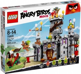 LEGO Angry Birds 75826 Castelul Regelui Porc č.1