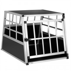 Cutie de transport din aluminiu pentru câini M | 70 x 54 x 51cm Cutie de transport din aluminiu pentru câini M | 70 x 54 x 51cm