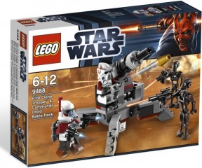 LEGO Star Wars 9488 Soldați din unitate de luptă Elite Clone si echipa de druizi č.1
