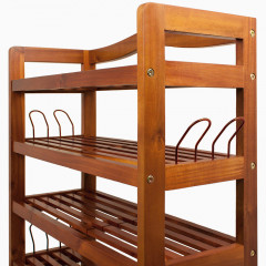 Pantofar din lemn de salcâm 95 cm x 26 cm x 82 cm |maro č.2