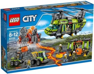 LEGO City 60125 Elicopterul de marfă, vulcanic č.1