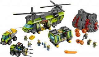 LEGO City 60125 Elicopterul de marfă, vulcanic č.2
