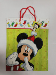 Pungă cadou Mickey 32 x 26 x 13 cm  | 5 bucăți č.1