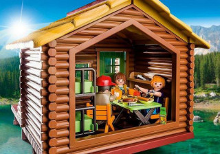 Playmobil 9320 Wild Life - Căsuța de lemn pe Lac č.2
