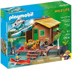 Playmobil 9320 Wild Life - Căsuța de lemn pe Lac č.1