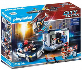 Playmobil 70326 Poliția cu mașină și elicopter č.1