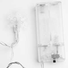 Instalație de Crăciun LED fulgi de zăpadă albastru 30 cm | 20 LED č.3