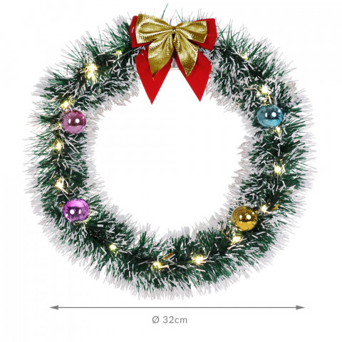 Coroniță de Crăciun LED Ø 32cm | 20 LED č.2