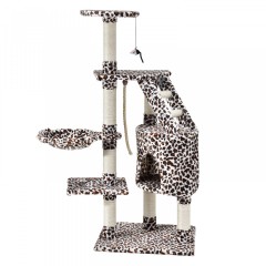 Ansamblu de joacă pentru pisici 118x50x40 cm | leopard č.1