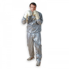 Costum saună fără glugă | argintiu č.3