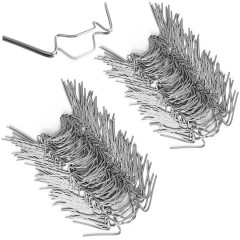 Set de cleme galvanizate pentru seră | 100 de bucăți č.1