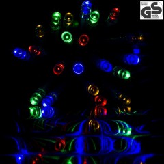 Instalație de Crăciun LED 40 m | colorat 400 LED | cablu verde č.3